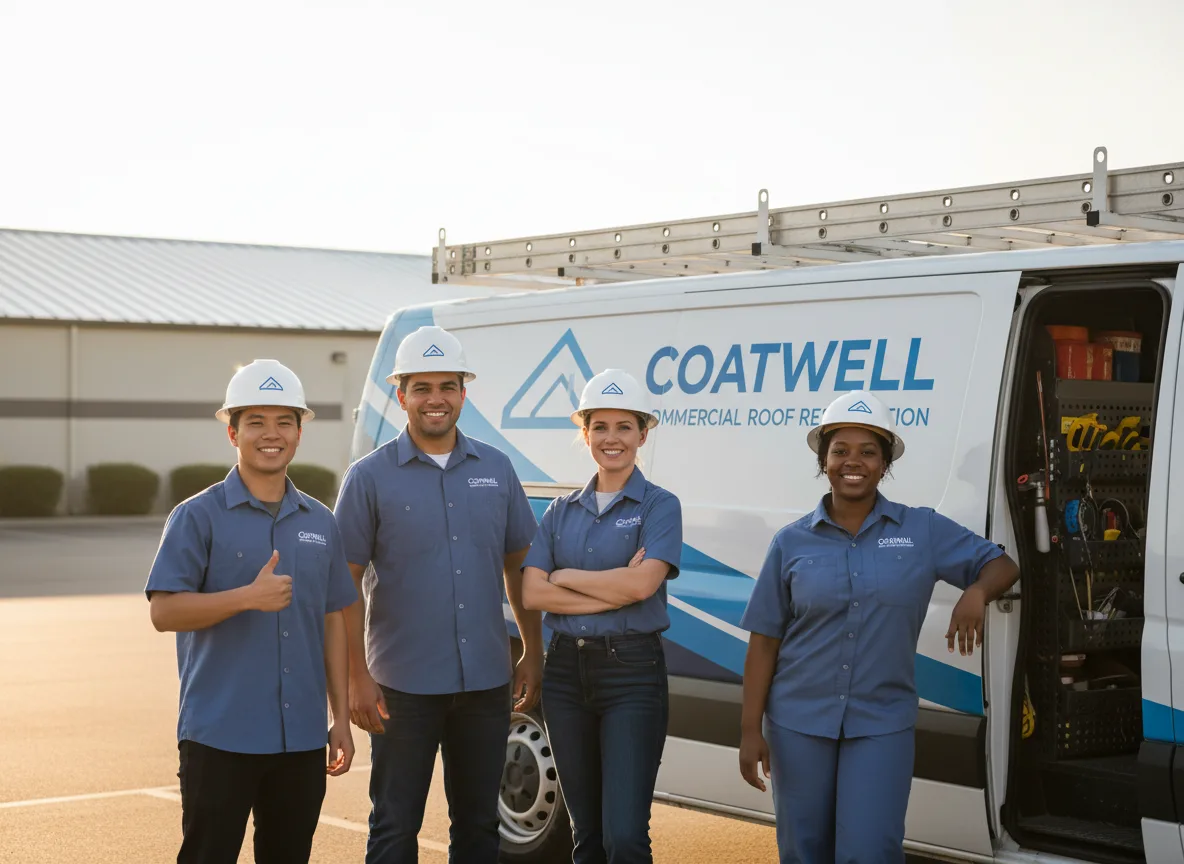 Commercial roof coating company in Earlville, IA